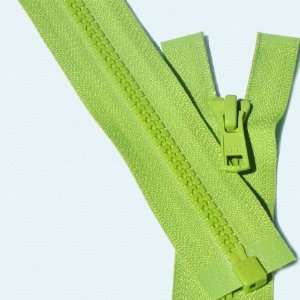   Molded Plastic ~ Separating   536 Spring Green (3 Zippers / Pack