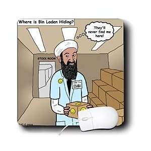   Cartoons   Osama Bin Laden Hiding Place   Mouse Pads: Electronics