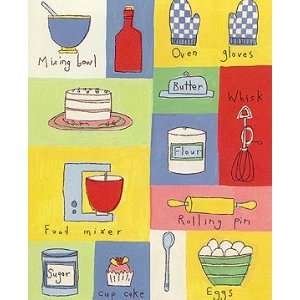  Lorraine Cook Utensil/Baking II 10x8 Poster Print