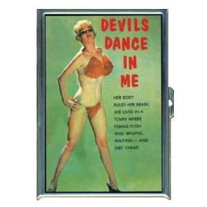 DEVILS DANCE IN ME SEXY PULP ID Holder, Cigarette Case or Wallet MADE 