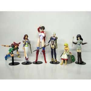  Namco Gals Collection Gashapon Figure Set of 6: Everything 