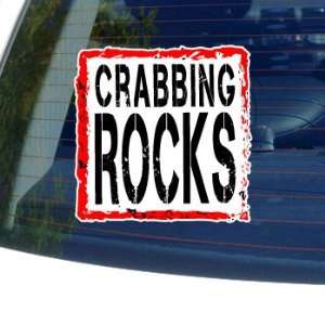  Crabbing Rocks   Window Bumper Laptop Sticker: Automotive