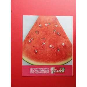 Wrigleys Extra gum,2006 print ad (watermelon) 2006 orinigal magazine 
