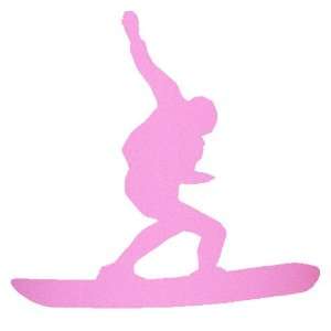  Skydiving SkyBoarding Decal Sticker   Pink: Automotive