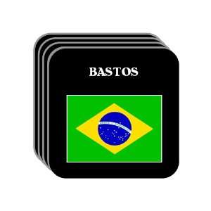  Brazil   BASTOS Set of 4 Mini Mousepad Coasters 