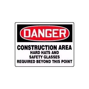  24X36 DGR CONST AREA HARD HATS 24X36 Sign: Home 