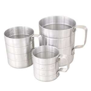 Dry Measuring Cup, 1/2 Qt. Aluminum Measuring Cup:  Kitchen 