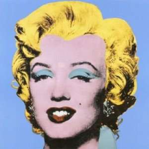  Andy Warhol: 39.375W by 39.375H : Shot Blue Marilyn 