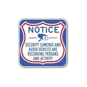   Cameras And Audio Devices Are Recording Sign   12x12