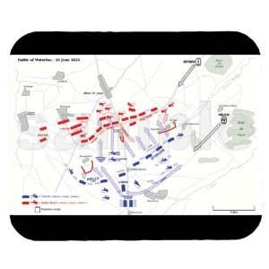  Battle of Waterloo Map Mouse Pad: Office Products