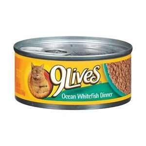  9Lives Ocean Whitefish Dinner 24/5.5 oz cans  Pet 