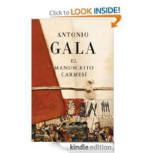 El manuscrito carmesí (Spanish Edition): Gala Antonio:  