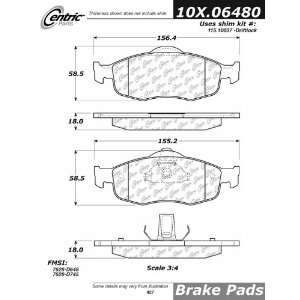  Centric Parts, 100.06480, OEM Brake Pads Automotive
