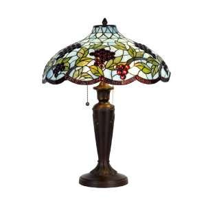   Pattern Grape Tree Tiffany Table Lamp (0923 XCDS016)