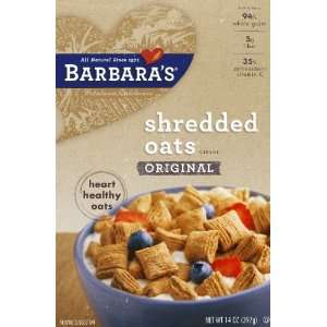 Barbaras, Cereal Shrd Oats Orgnl, 14 OZ (Pack of 3)  