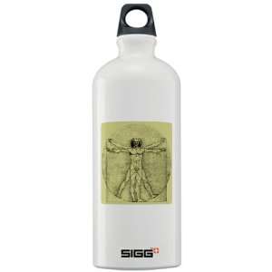  Sigg Water Bottle 1.0L Vitruvian Man by Da Vinci 