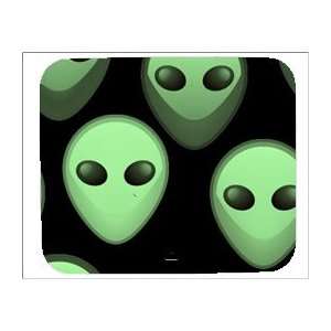  Green Martian Alien Space Creature Design Art Mouse Pad 