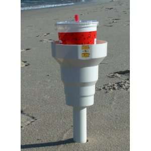  Beach Cup Holder This Amazing Beach Cup Holder (White 