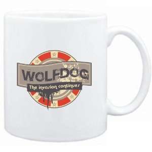  Mug White  Wolfdog THE INVASION CONTINUES  Dogs: Sports 