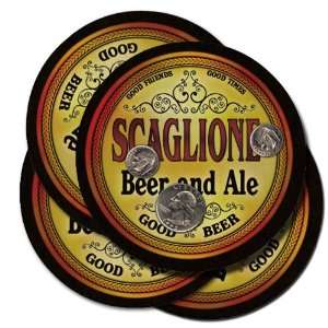  Scaglione Beer and Ale Coaster Set: Kitchen & Dining