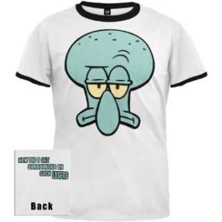  Spongebob Squarepants   Squidward Head T Shirt: Clothing