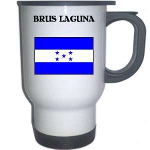  Honduras   BRUS LAGUNA White Stainless Steel Mug 