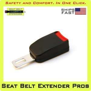   A6 Car Seatbelt Extension   Black   Adds 3 & raises seat belt buckle