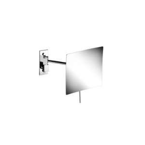   1084 Wall Mounted Chrome Square 3x Magnifying Mirror 1084: Beauty