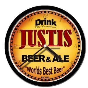  JUSTIS beer and ale cerveza wall clock: Everything Else