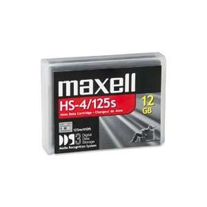  Maxell® 1/8 DDS 3 Data Cartridge, 125m, 12GB Native/24GB 