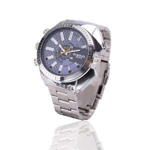  Diescl Silver 4gb Ir Waterproof Camera Watch 1080p Camera 