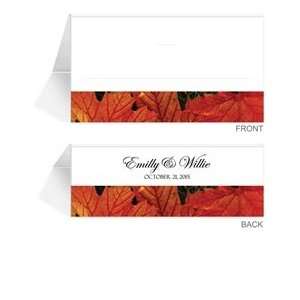    90 Personalized Place Cards   Sweet Autumn Pop: Office Products