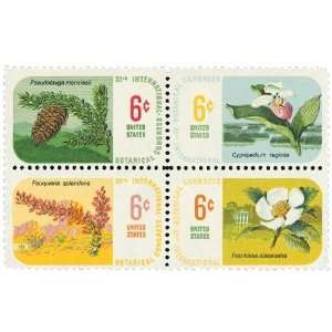 1376 79   1969 6c Botanical Congress Postage Stamp Numbered Plate 
