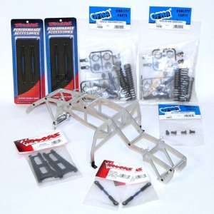   Rc Solutions Ultimate Roll Cage Kit Silver: Slas RC+196: Toys & Games