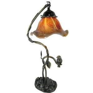  Pretty Bird on Limb Table Lamp 1446: Home Improvement
