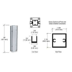  CRL Satin Anodized Standard 18 45 Degree Center Partition 