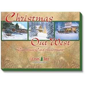   AST90238 Christmas Out West Christmas Boxed Cards: Everything Else