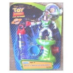  Disney Toy Story Buzzs Motorized Bubbler: Toys & Games