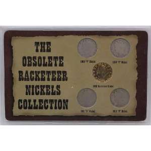   Racketeer Nickels Collection with a Gold Plated 1883 No Cents Nickel