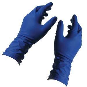 High Risk Latex Exam Gloves 15 Mil Small   Blue   500 / CS 