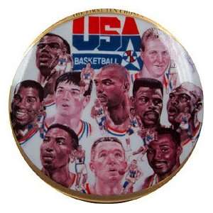  1992 USA Basketball Dream Team Unsigned Mini Gold Plated 