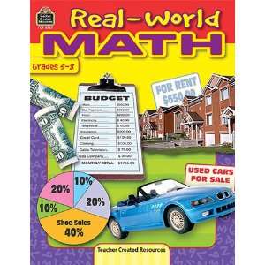  5 Pack TEACHER CREATED RESOURCES REAL WORLD MATH GR 5 8 