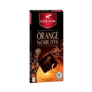 Cote DOr Tablet Noir Orange 70% Cocoa Grocery & Gourmet Food