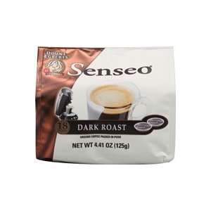 Senseo Dark Roast Coffee Pods (Case of 4 packages; 72 Pods Total 