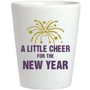  Cheer For The New Year Custom Ceramic Shotglass 