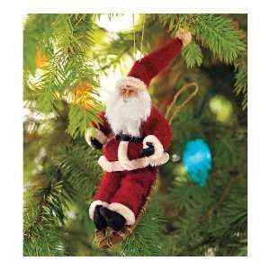  Santa Snowshoe Ornament: Home & Kitchen