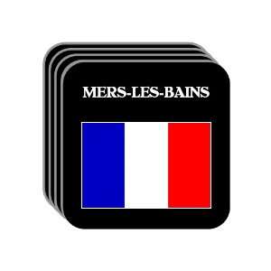  France   MERS LES BAINS Set of 4 Mini Mousepad Coasters 