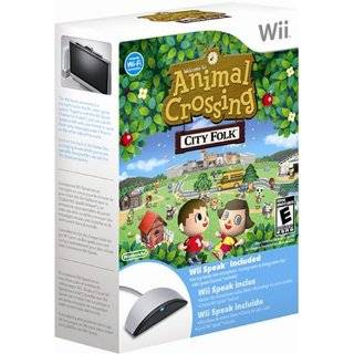 Animal Crossing City Folk and Wii Speak Microphone Bundle by Nintendo 