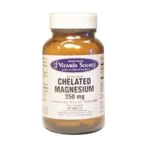  Vitamin Source Chelated Magnes m Veg Tablets Health 