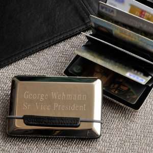   Personalized Expandable Executive Card Case: Health & Personal Care